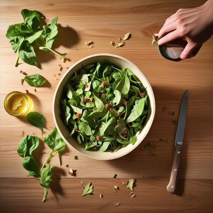 Guide Pratique pour Couper une Salade Verte